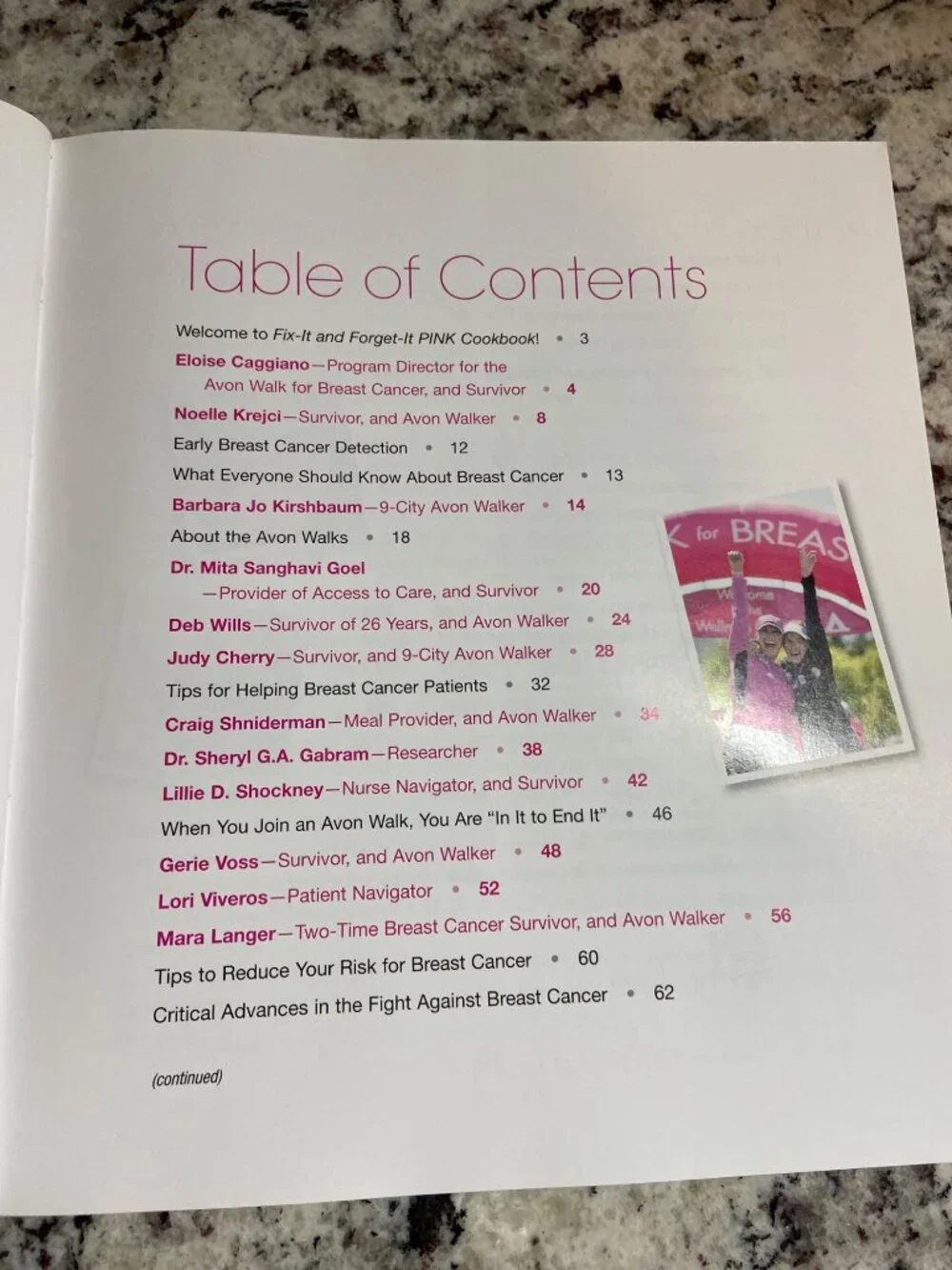 Fix-It and Forget-It Pink Cookbook Slow Cooker Recipes Avon Breast Cancer 2012